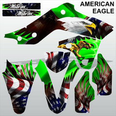 Kawasaki KXF250 2013-2016 AMERICAN EAGLE motocross racing decals set MX graphics