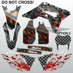 HONDA CR 250 450 2018-2021 DO NOT CROSS motocross racing decals set MX graphics