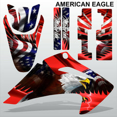 Honda CRF 150-230 2003-2007 AMERICAN EAGLE motocross racing decals MX graphics