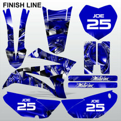 Yamaha TTR 125 2008-2019 FINISH LINE motocross racing decals set MX graphics kit