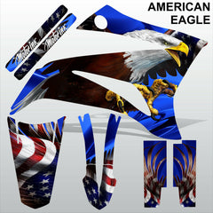 Yamaha TTR 125 2008-2019 AMERICAN EAGLE motocross racing decals set MX graphics