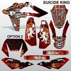 HUSQVARNA CR WR 125 2009-2013 SUICIDE KING motocross decals set MX graphics kit