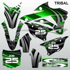 Kawasaki KX 85-100 2014-2015 TRIBAL motocross racing decals set MX graphics kit