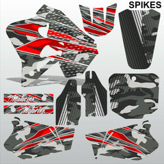 Honda CR125 CR250 1995-1997 SPIKES motocross racing decals set MX graphics kit