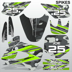 Kawasaki KX 80 1998-2000 SPIKES motocross racing decals set MX graphics kit