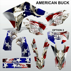 HONDA CRF 450RL 450L 2019-2022 AMERICAN BUCK motocross racing decals MX graphics