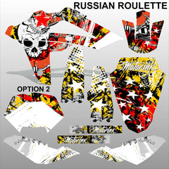 HUSQVARNA 250 450 510 2008-2010 RUSSIAN ROULETTE motocross decals MX graphics