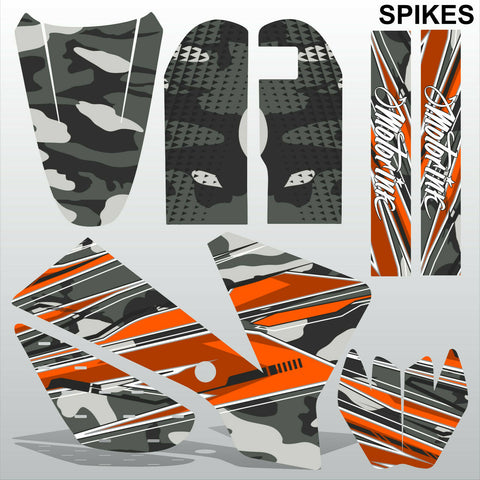 KTM SX 65 2002-2008 SPIKES motocross racing decals MX graphics stripes kit