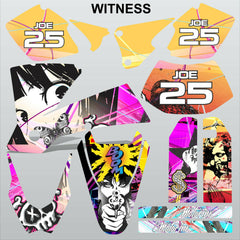 KTM EXC 2003 WITNESS motocross racing decals set MX graphics stripes kit