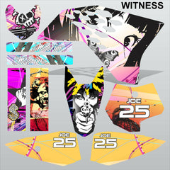 KTM SX 50 2009-2013 WITNESS motocross racing decals set MX graphics stripes kit