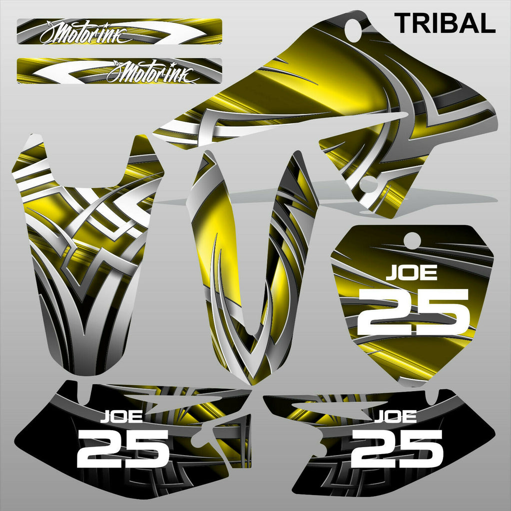 SUZUKI DRZ 125 2008-2019 TRIBAL motocross racing decals set MX graphics kit