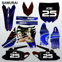 Yamaha YZF 450 2010-2013 SAMURAI motocross racing decals set MX graphics kit