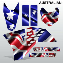 KTM SX 50 2009-2013 AUSTRALIAN motocross racing decals stripe set MX graphic