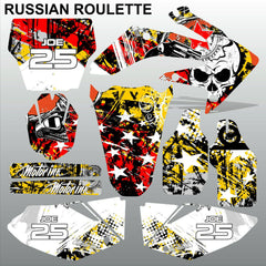 Honda CRF 250 2004-2005 RUSSIAN ROULETTE motocross decals MX graphics kit