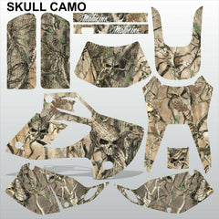 Kawasaki KLX 300 1993-1996 SKULL CAMO motocross racing decals set MX graphics