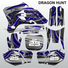 Yamaha WR 250F 450F 2003-2004 DRAGON HUNT motocross decals set MX graphics kit