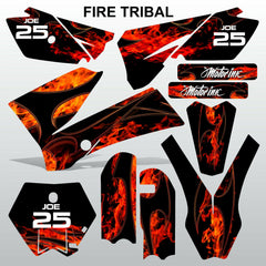 KTM SX 85-105 2006-2012 FIRE TRIBAL race motocross racing decals set MX graphics