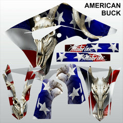 HONDA CRF 450RL 450L 2019-2022 AMERICAN BUCK motocross racing decals MX graphics