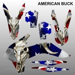 KTM EXC 2014 AMERICAN BUCK motocross decals racing stripes set MX graphics kit