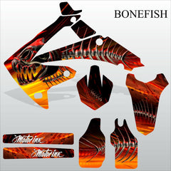 Honda CRF 250 2010-2013 BONEFISH motocross decals set MX graphics kit