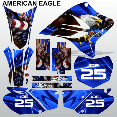 Yamaha TTR230 2005-2013 AMERICAN EAGLE motocross racing decals set MX graphics