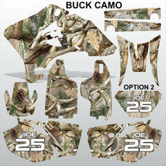 Yamaha WR 250F 450F 2005-2006 BUCK CAMO motocross decals set MX graphics kit