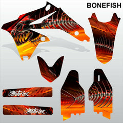 Suzuki RMX 450Z 2011-2013 BONEFISH motocross racing decals set MX graphics kit