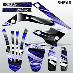 ТМ RACING 85 2013-2021 SHEAR motocross racing decals set MX graphics stripes kit