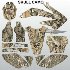 Honda CRF 450 2005-2007 SKULL CAMO motocross racing decals set MX graphics kit