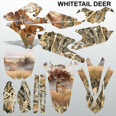 Yamaha YZF 250 450 2014 WHITETAIL DEER motocross racing decals set MX graphics