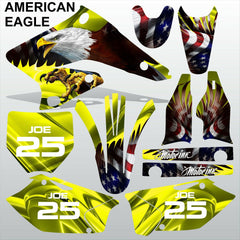 Suzuki RMZ 250 2004-2006 AMERICAN EAGLE motocross racing decals set MX graphics