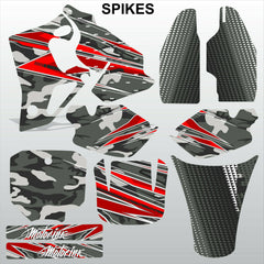 Honda CR80 1996-2002 SPIKES motocross racing decals set MX graphics kit
