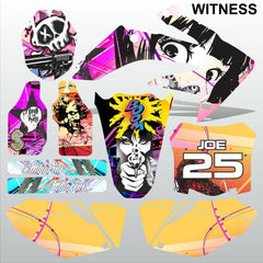 Honda CRF 250 2008-2009 WITNESS motocross racing decals set MX graphics kit