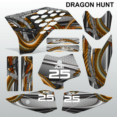 KTM SX 50 2009-2013 DRAGON HUNT motocross racing decals stripe set MX graphic