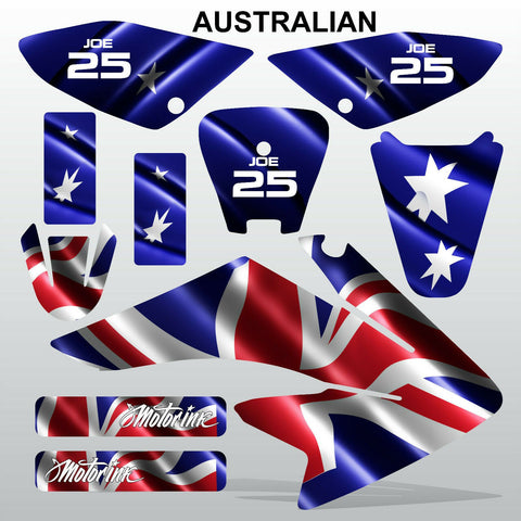 Honda CRF 70-80-100 2002-2012 AUSTRALIAN motocross decals MX graphics kit