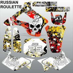 Kawasaki KX 125-250 1994-1998 RUSSIAN ROULETTE motocross decals set MX graphics