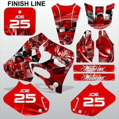 Honda CR125 CR250 93-94 FINISH LINE motocross decals racing set MX graphics kit