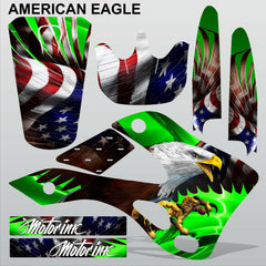 Kawasaki KX 125-250 1999-2002  AMERICAN EAGLE motocross racing MX graphics kit