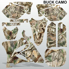 Yamaha YZ 125 250 2002-2005 BUCK CAMO motocross decals set MX graphics kit