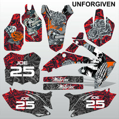 Honda CRF450 2009-2012 UNFORGIVEN motocross racing decals set MX graphics kit