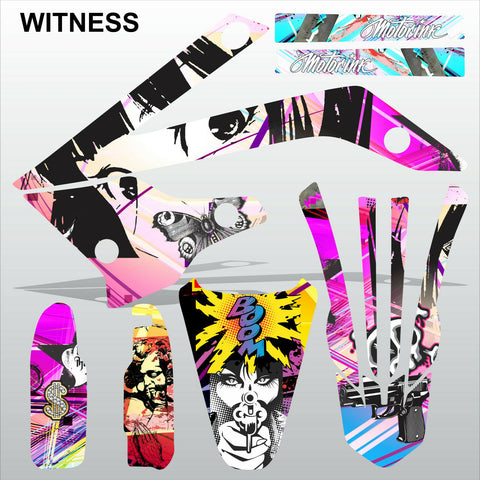 ТМ RACING 85 2013-2021 WITNESS motocross racing decals set MX graphics kit