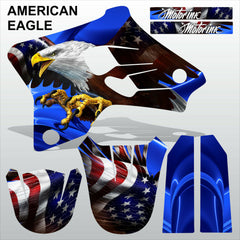 Yamaha YZ 80 1993-2001 AMERICAN EAGLE motocross racing decals set MX graphics