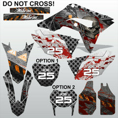 HONDA CR 250 450 2018-2021 DO NOT CROSS motocross racing decals set MX graphics