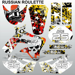 TM MX 125 250 300 450 2008-2014 RUSSIAN ROULETTE motocross decals MX graphics