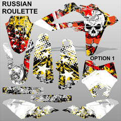 HUSQVARNA CR WR 125 2009-2013 RUSSIAN ROULETTE motocross decals set MX graphics