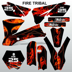 KTM SX 85-105 2003-2005 FIRE TRIBAL motocross racing decals set MX graphics