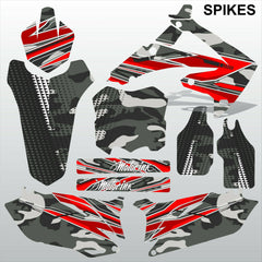 Honda CRF450 2009-2012 SPIKES motocross racing decals set MX graphics kit