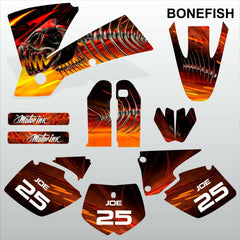 KTM SX  2001 2002  BONEFISH motocross decals racing stripes set MX graphics kit