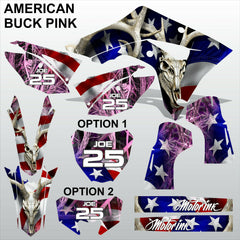 HONDA CRF 450RL 450L 2019-2022 AMERICAN BUCK PINK motocross decals MX graphics