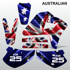 Honda XR650R 2000-2009 AUSTRALIAN motocross decals MX graphics kit